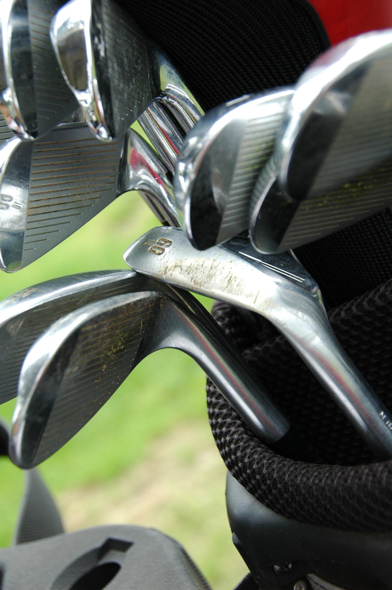 Nikon D70 sample photo. Golf clubs photography