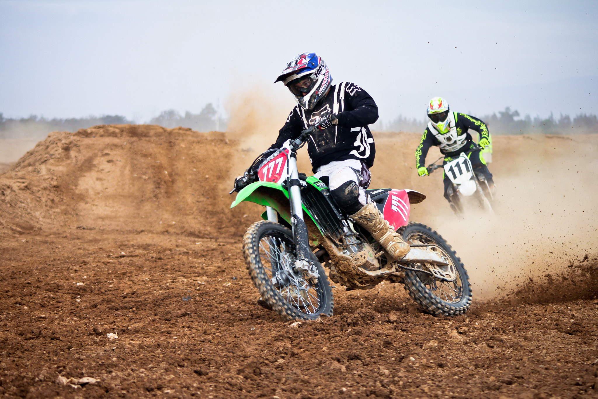 Canon EF 90-300mm F4.5-5.6 sample photo. Motocross photography