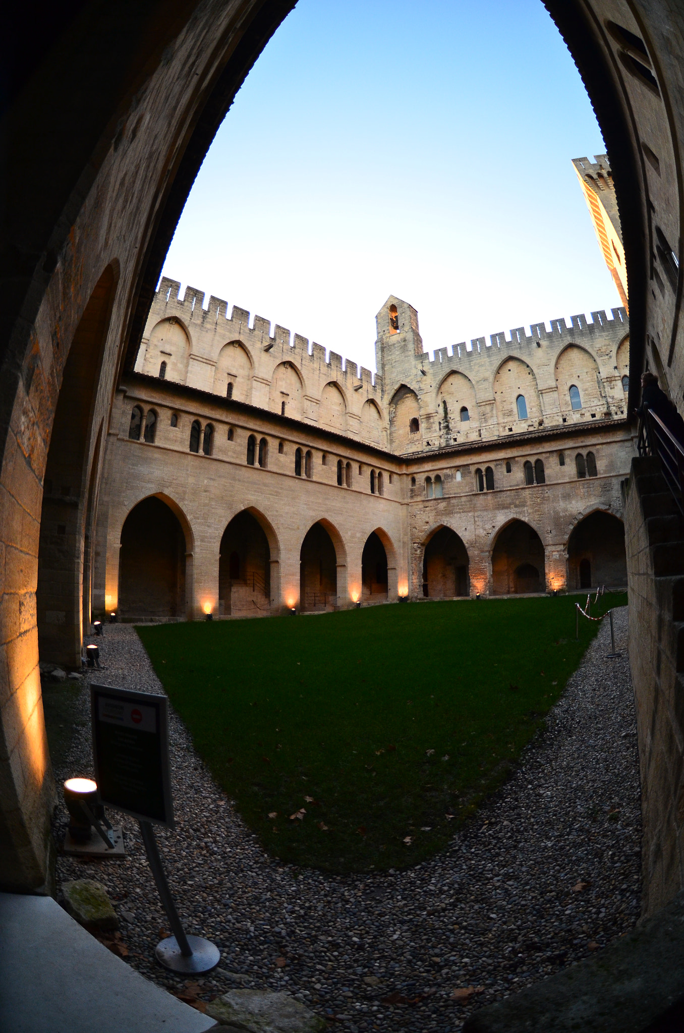 Nikon AF DX Fisheye-Nikkor 10.5mm F2.8G ED sample photo. Avignon cathedral photography