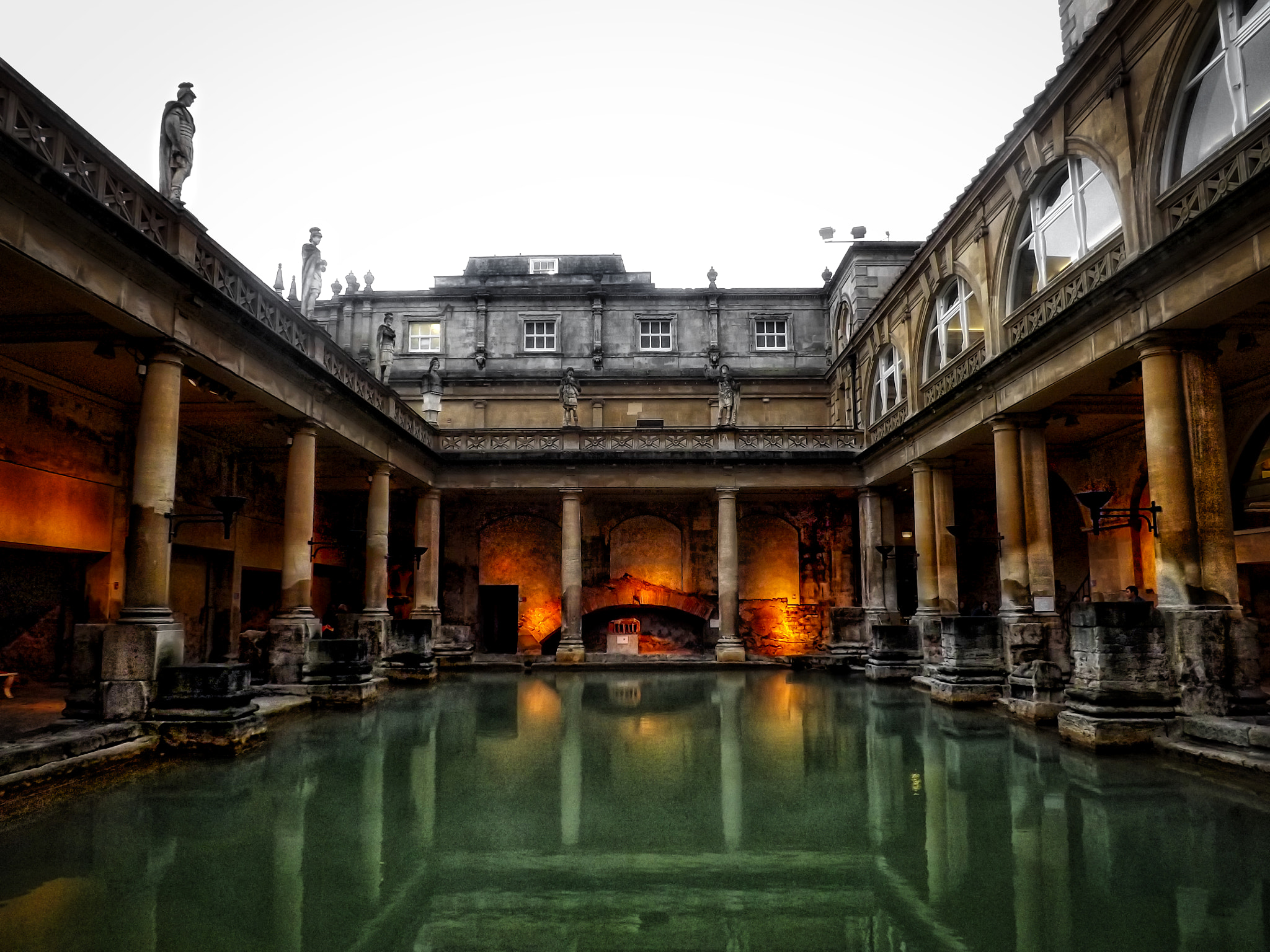 Fujifilm FinePix S4900 sample photo. Roman baths photography