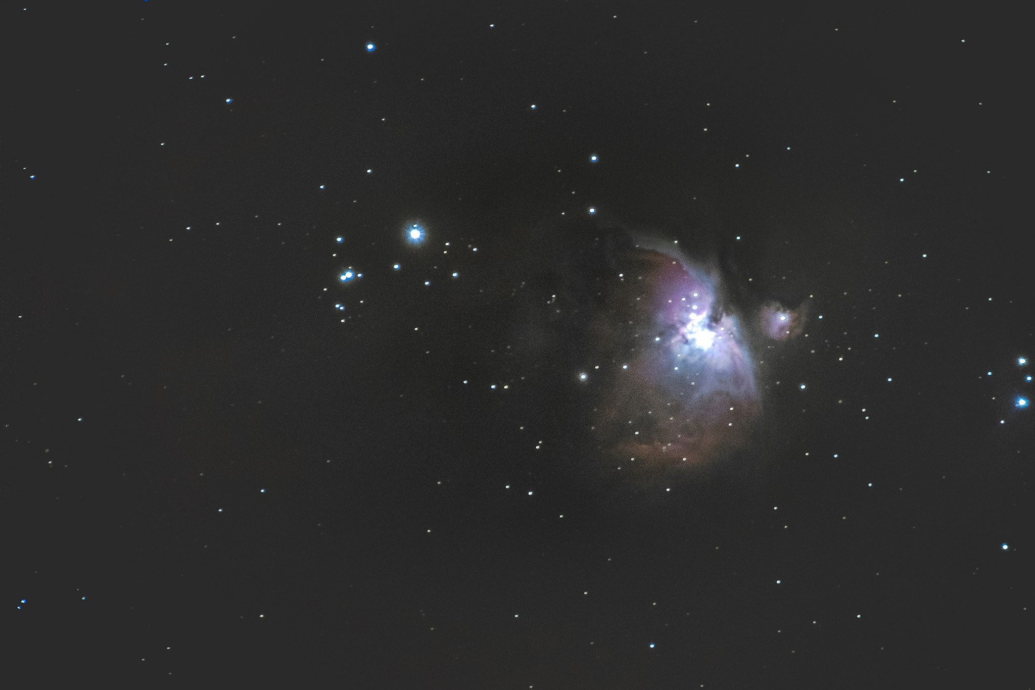 Sony a5100 + Sony 500mm F8 Reflex sample photo. Orion nebula photography
