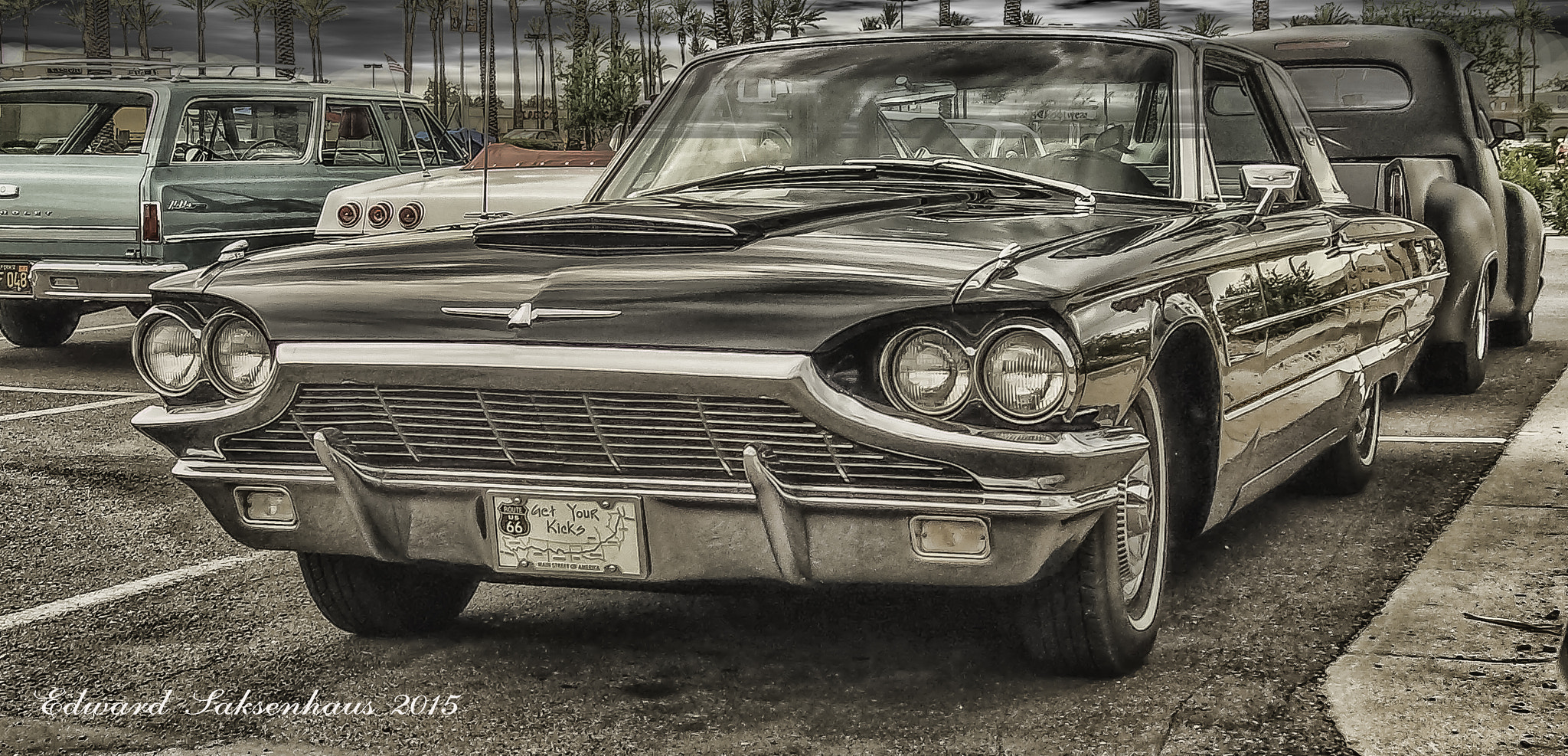 Olympus PEN E-PL3 sample photo. Thunderbird at the scottsdale car show photography