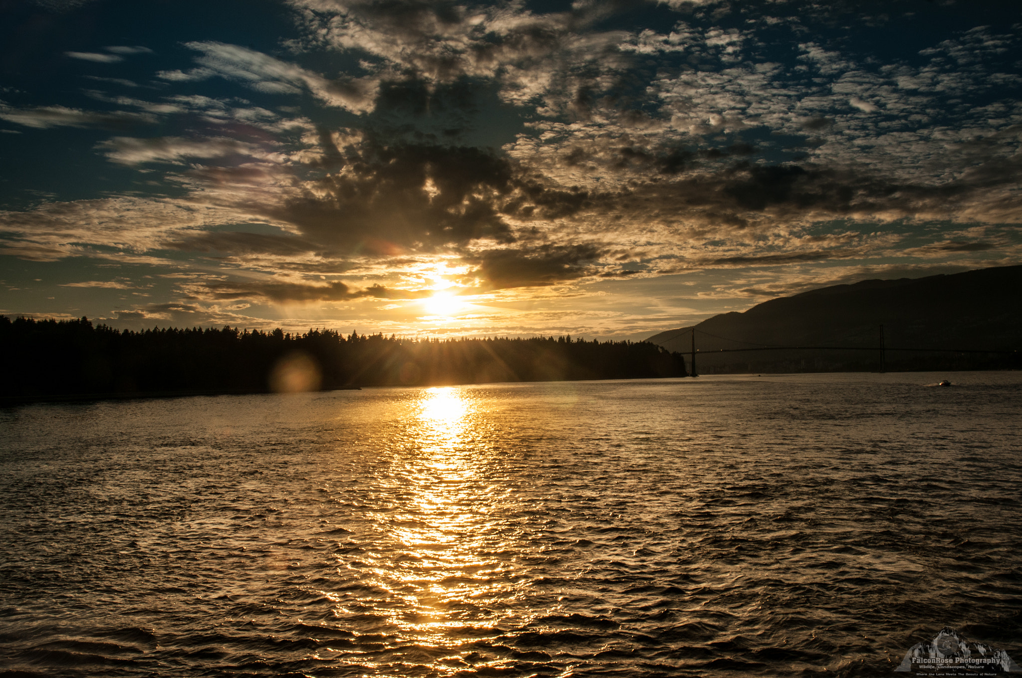 Nikon D300S sample photo. Sunset from brockton point photography