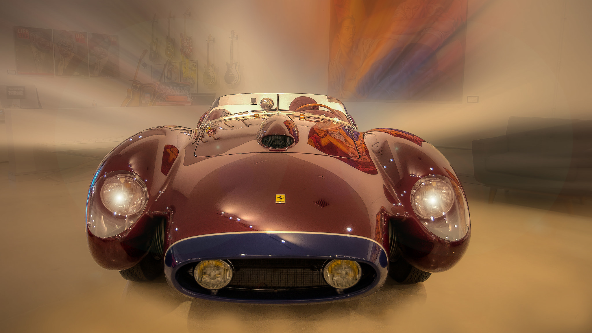 Nikon D600 sample photo. A classic ferrari ( 1956) photography