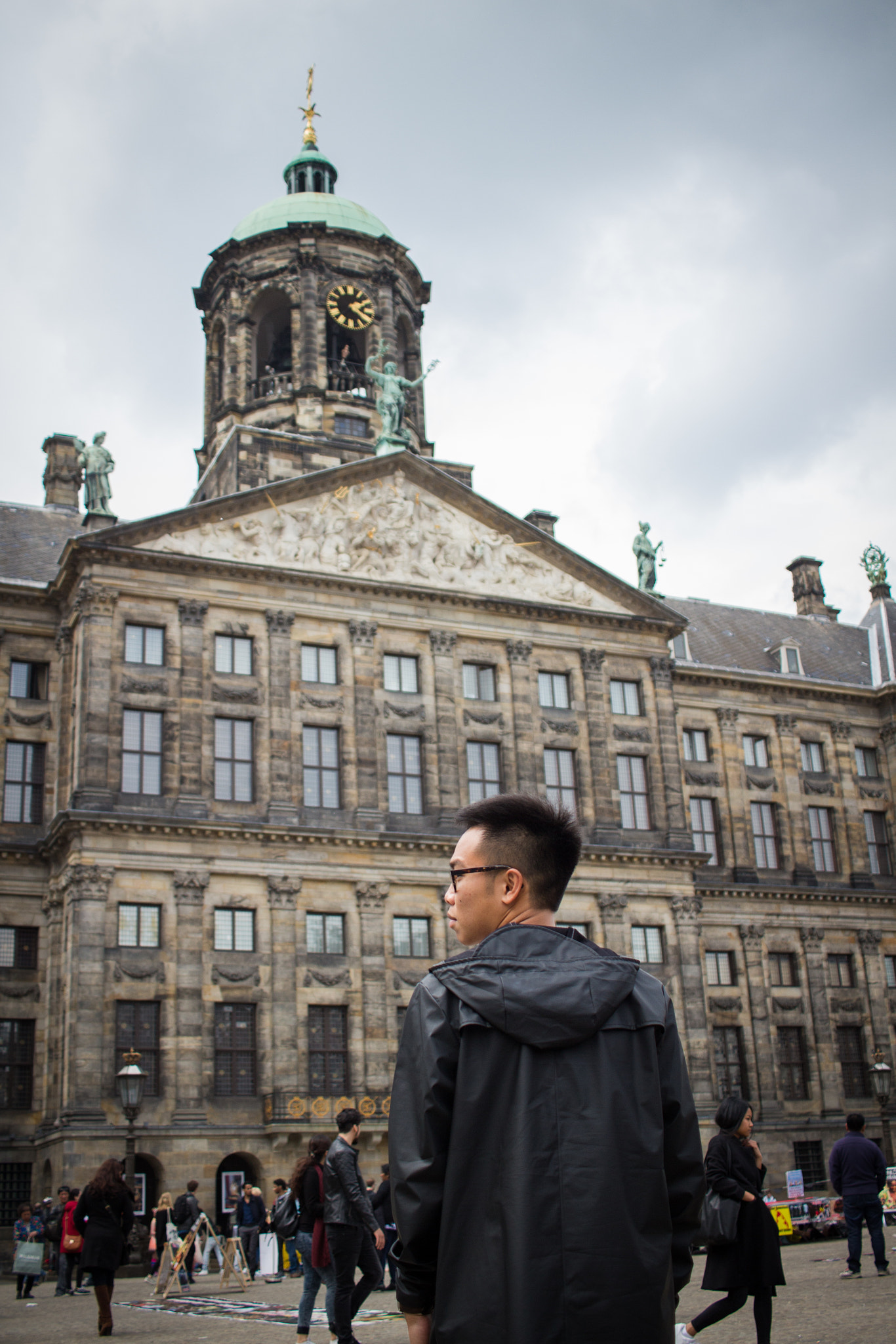 Canon EOS 100D (EOS Rebel SL1 / EOS Kiss X7) sample photo. Dam square, amsterdam photography