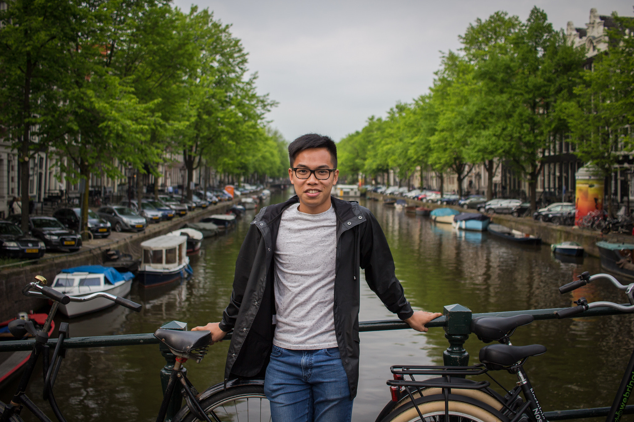 Canon EOS 100D (EOS Rebel SL1 / EOS Kiss X7) sample photo. Canals of amsterdam photography