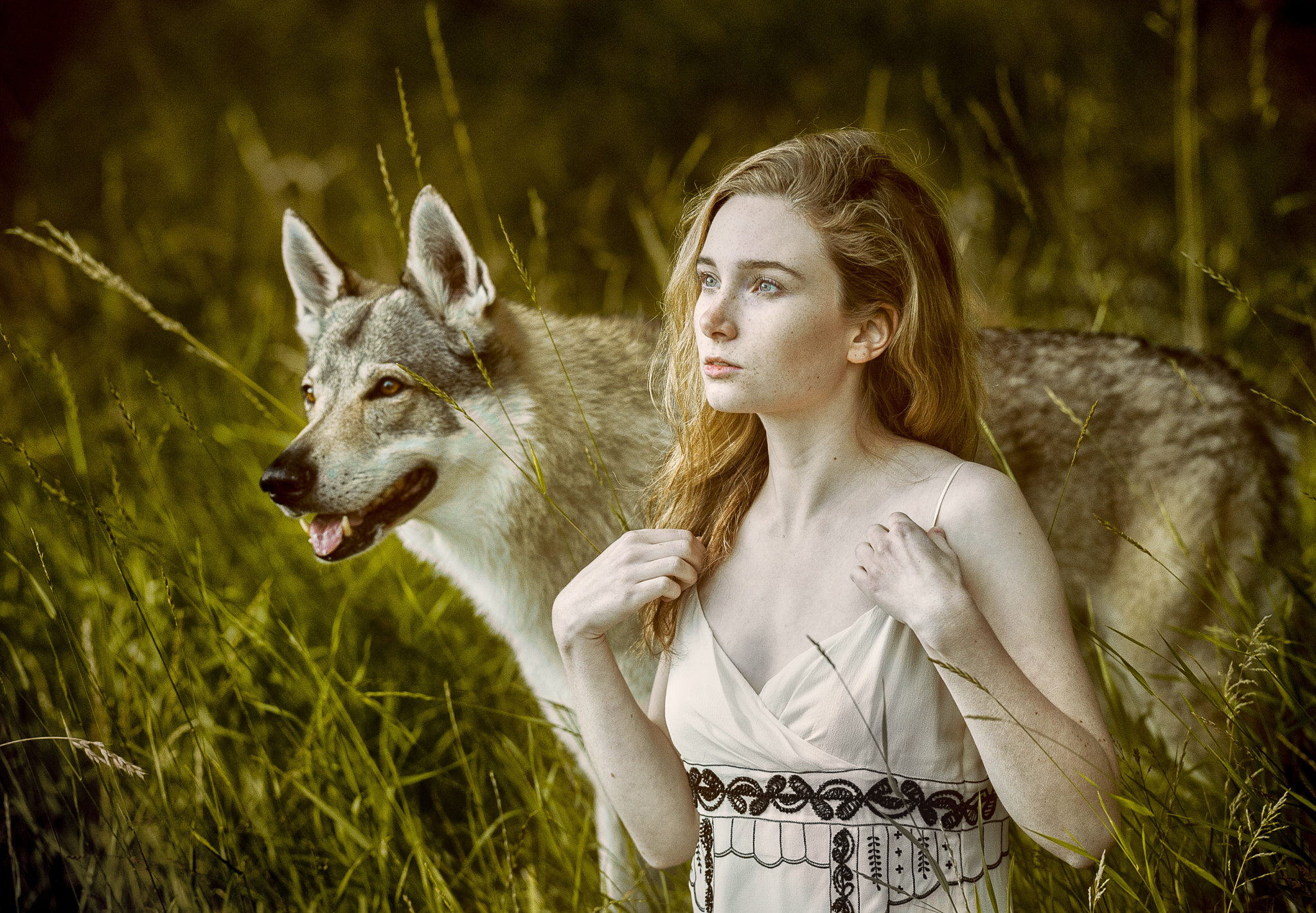 Nikon AF-S Nikkor 200mm F2G ED-IF VR sample photo. Wolf girl new edit photography