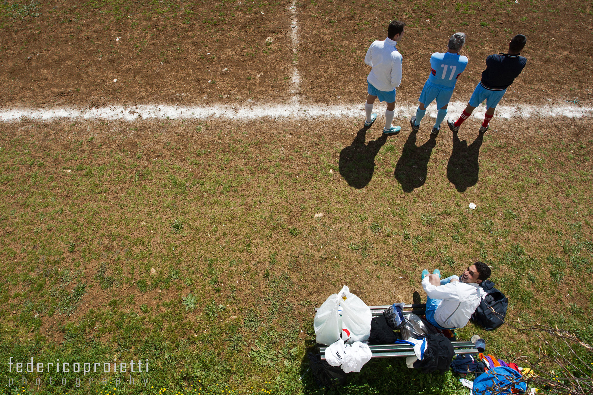 Canon EOS-1D Mark IV sample photo. Soccer match in prison photography