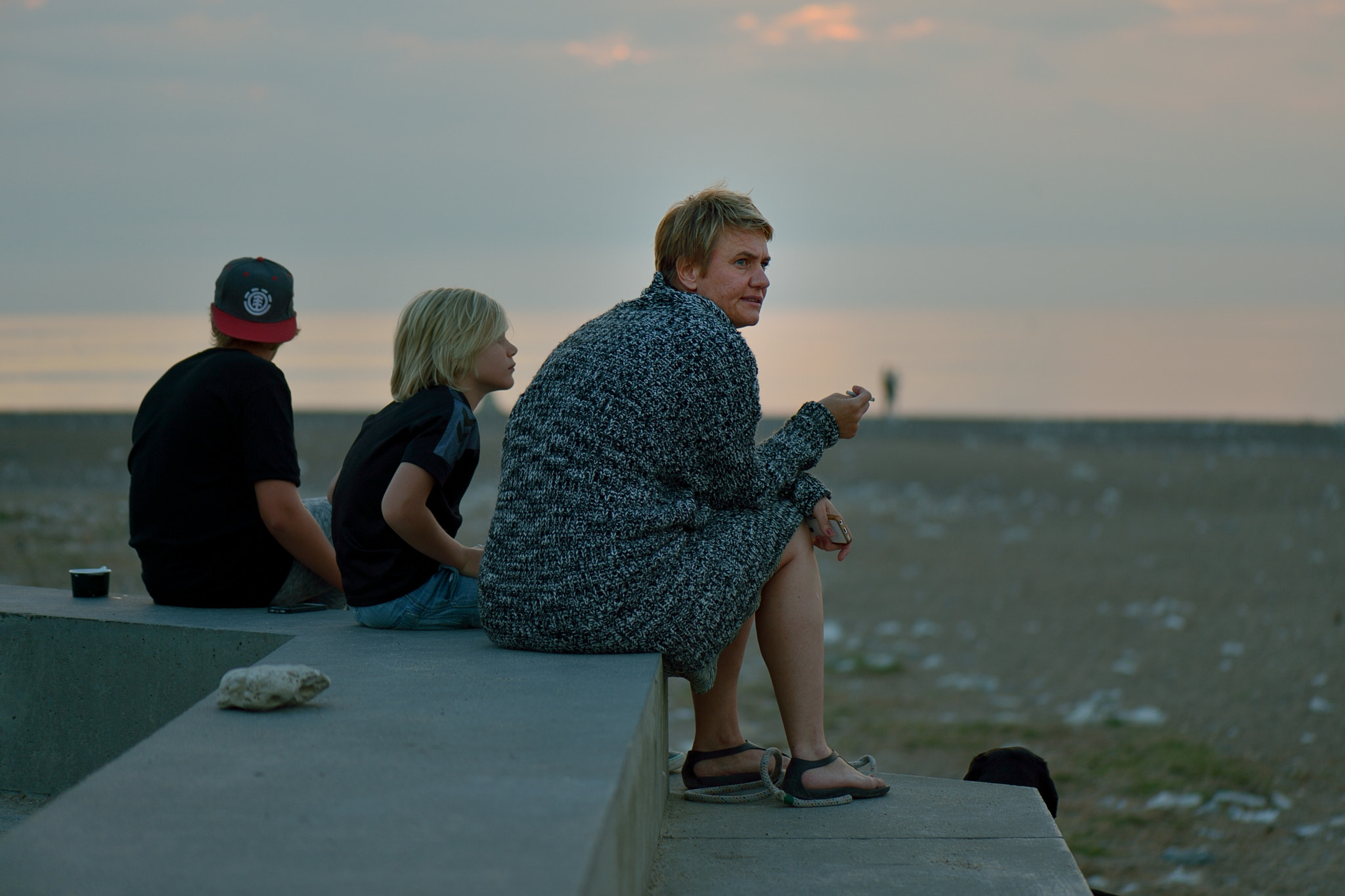 Nikon Df sample photo. Klitmoeller sunset #i photography