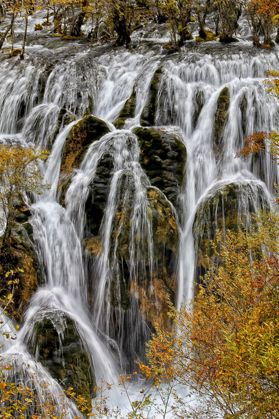 Canon EOS 60D + EF28-70mm f/2.8L USM sample photo. Shuzheng falls #3 - jiuzhaigou, china photography