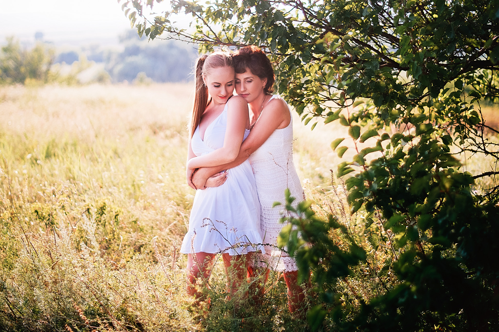 Sony SLT-A58 + Minolta AF 50mm F1.4 [New] sample photo. Mother&daughter photography