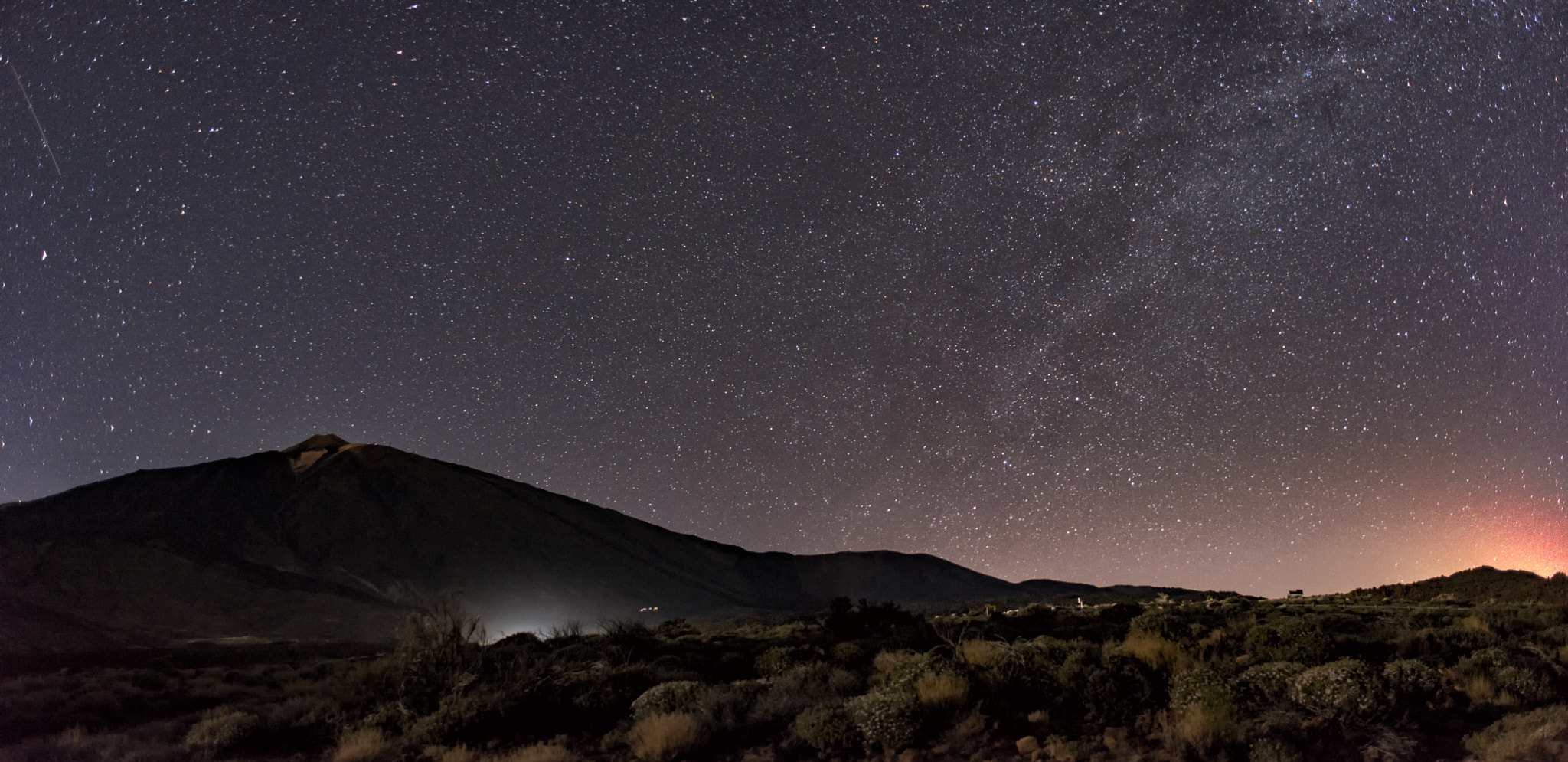 Nikon D800 + Nikon AF Nikkor 24mm F2.8D sample photo. Tenerife stars #2 photography