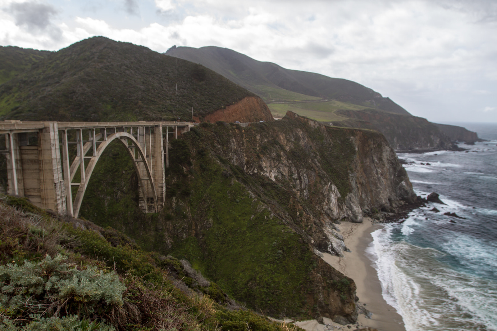 Canon EOS 7D + Canon EF 16-35mm F2.8L USM sample photo. Bixby creek bridge photography