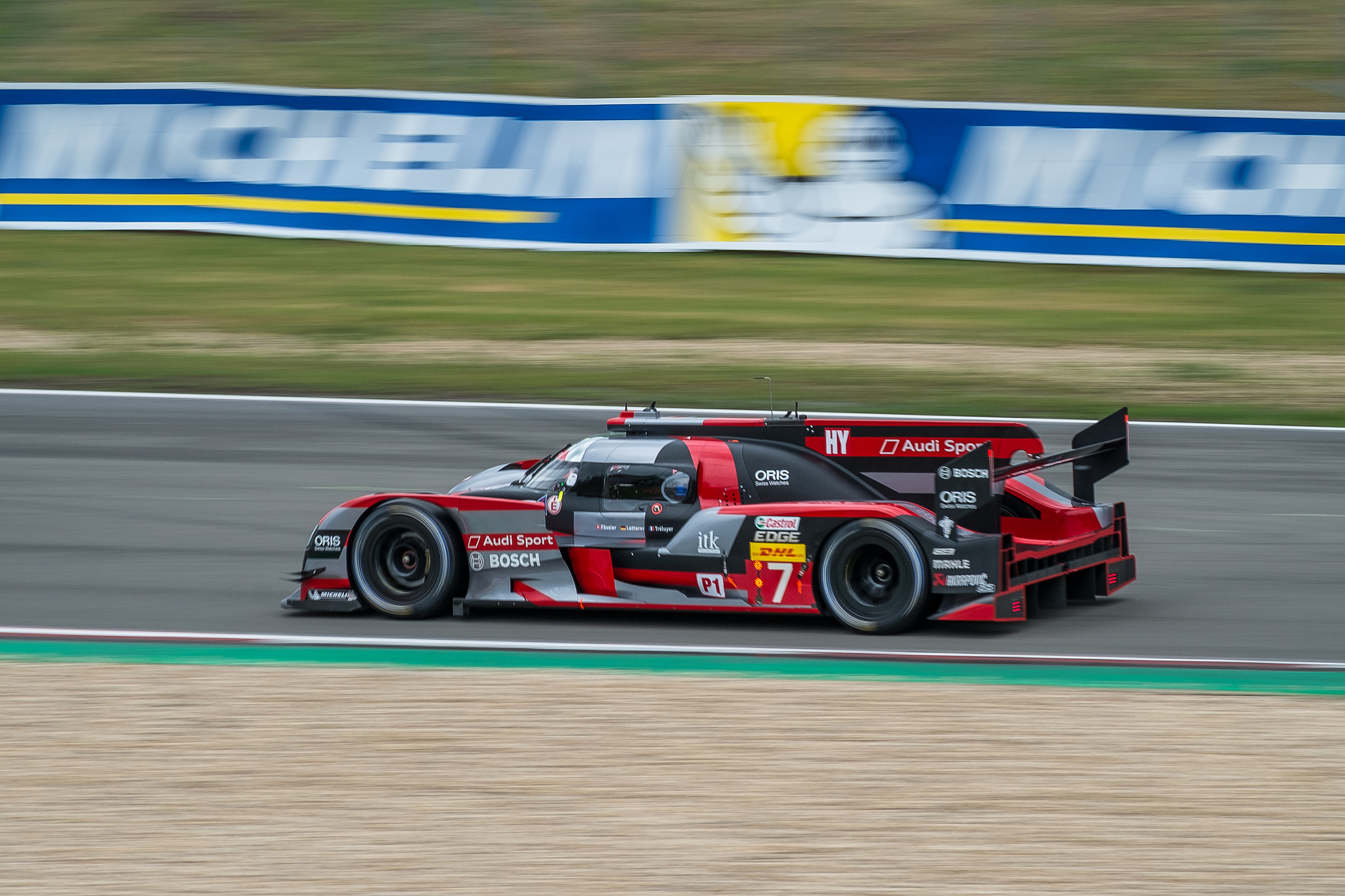 Fujifilm X-E1 + Fujifilm XC 50-230mm F4.5-6.7 OIS sample photo. Audi r18 photography