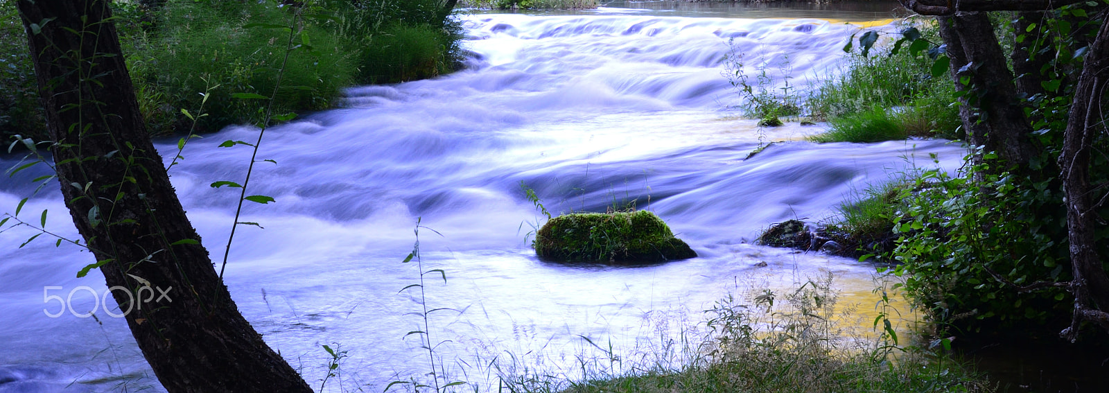 Sigma 18-200mm F3.5-6.3 II DC OS HSM sample photo. River in forest photography