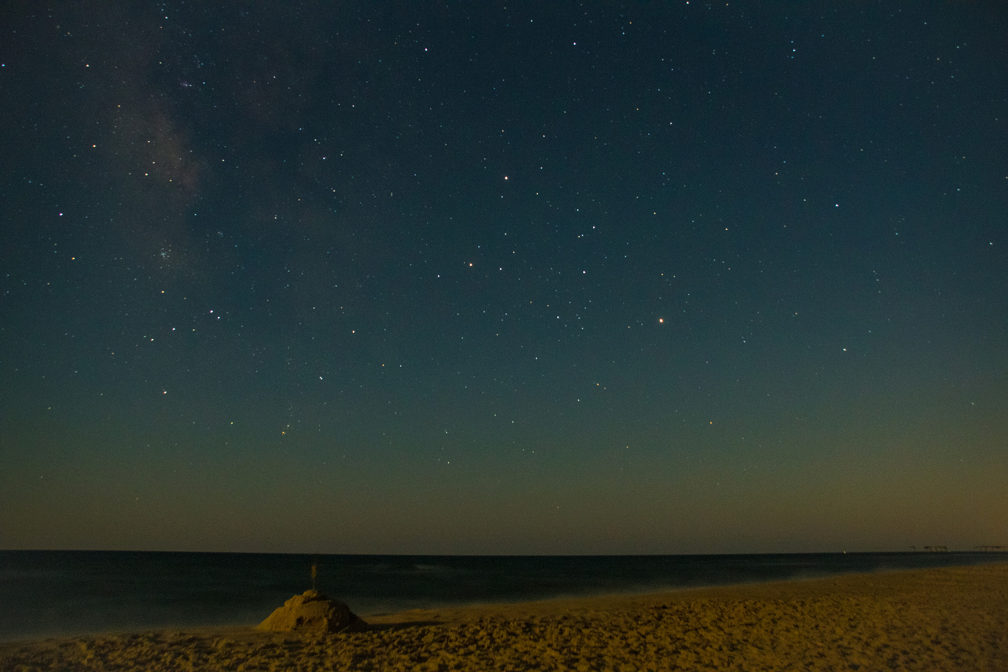 Sigma 18-125mm f/3.5-5.6 DC IF ASP sample photo. Stars over atlantic photography