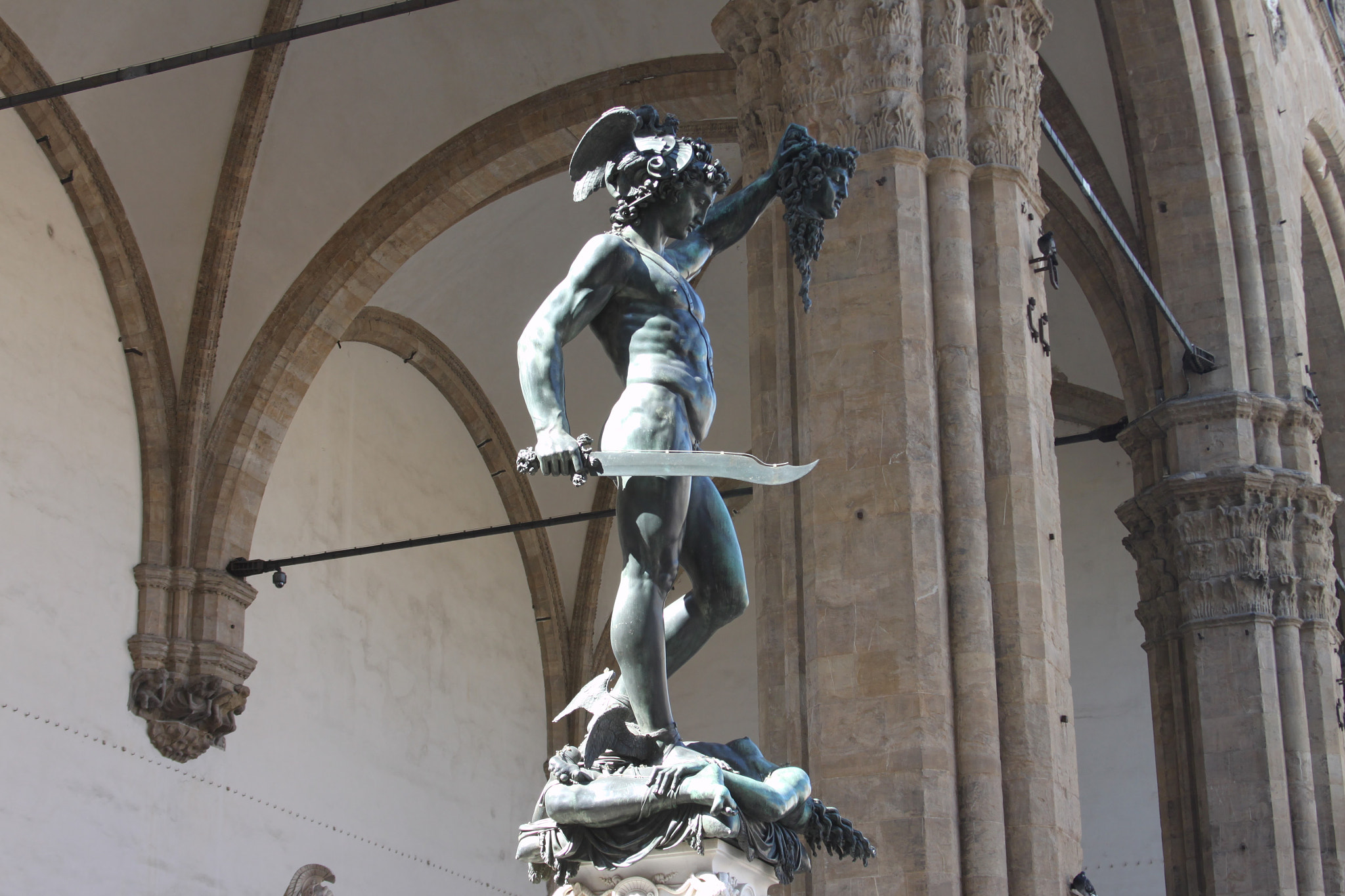 Canon EF 28-135mm F3.5-5.6 IS USM sample photo. Perseus with the head of medusa photography