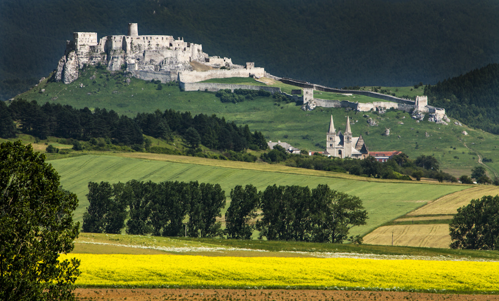 Canon EF 70-200mm F2.8L IS USM sample photo. Spissky hrad photography