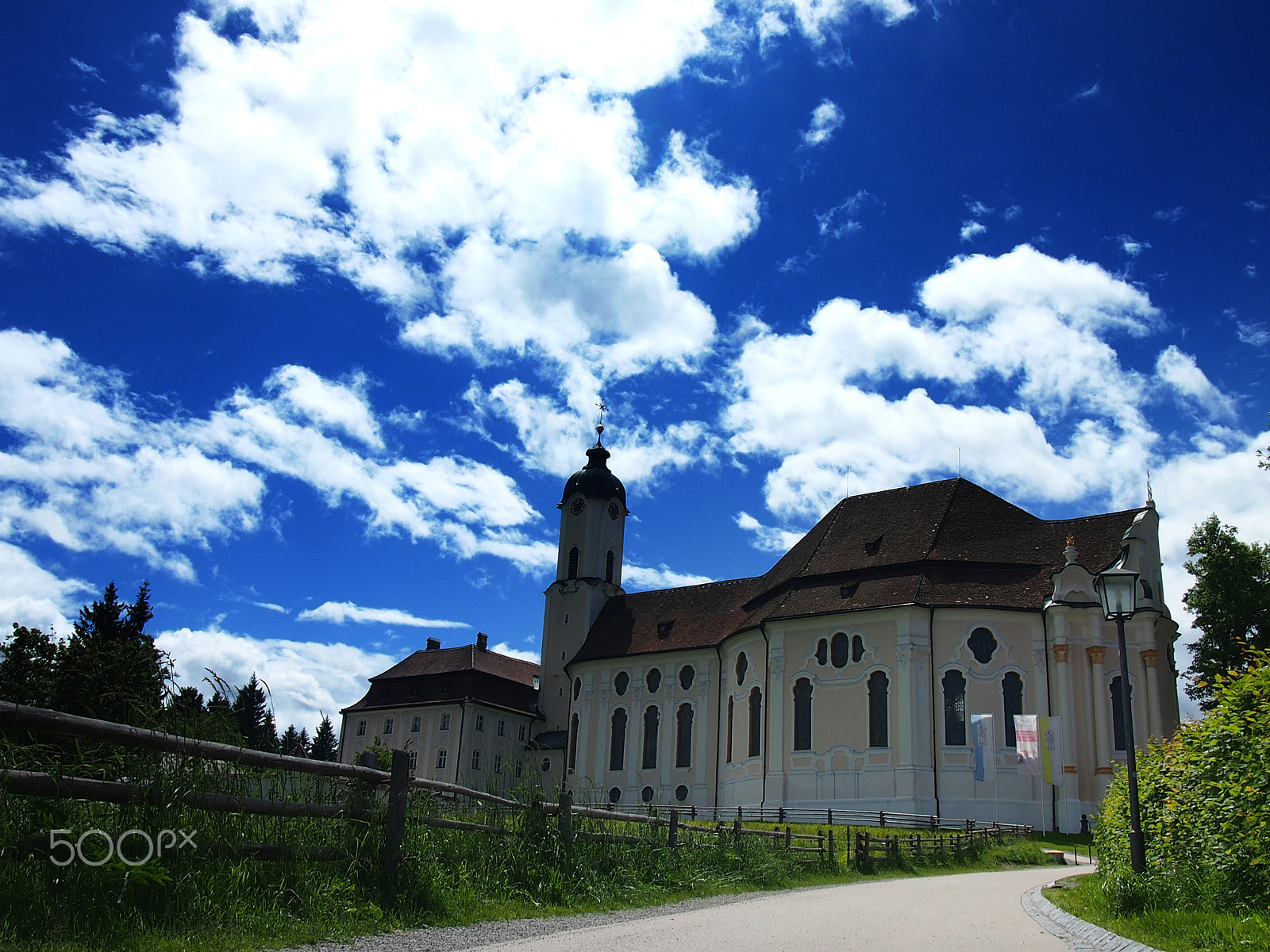 Olympus PEN E-PM1 sample photo. Wieskirche photography