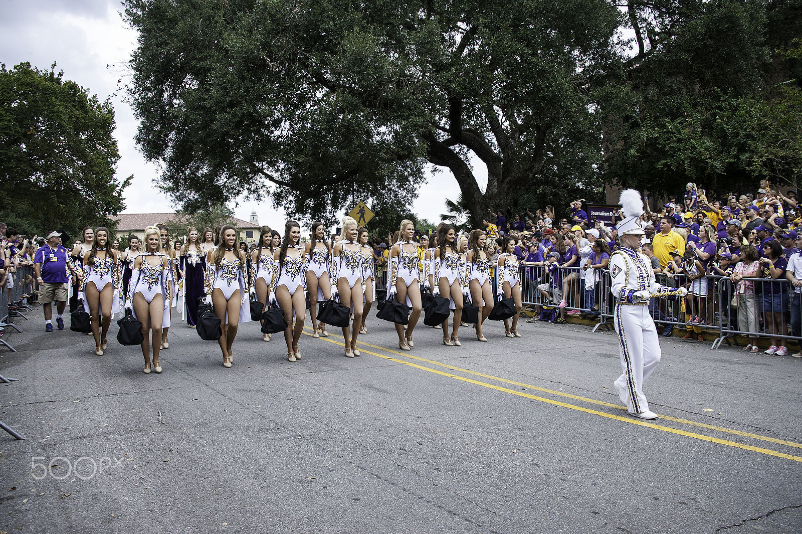 Nikon D3 sample photo. Lsu golden girls photography