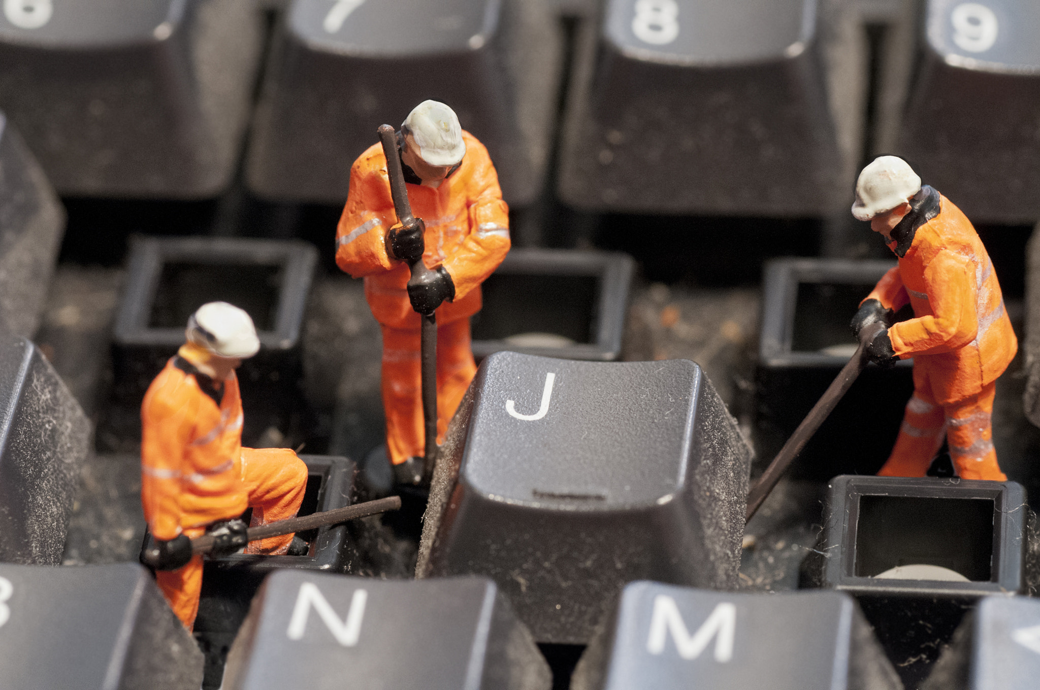 Nikon D300S sample photo. Men at work photography