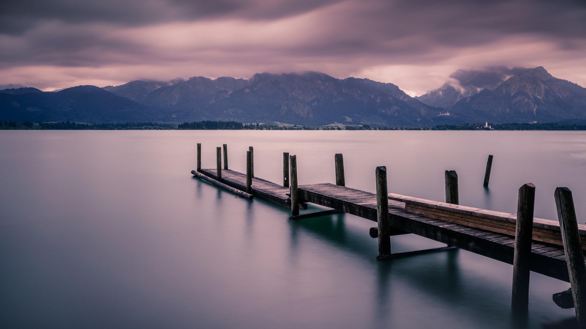 Nikon D7100 + Sigma 18-250mm F3.5-6.3 DC OS HSM sample photo. Lake forggensee photography