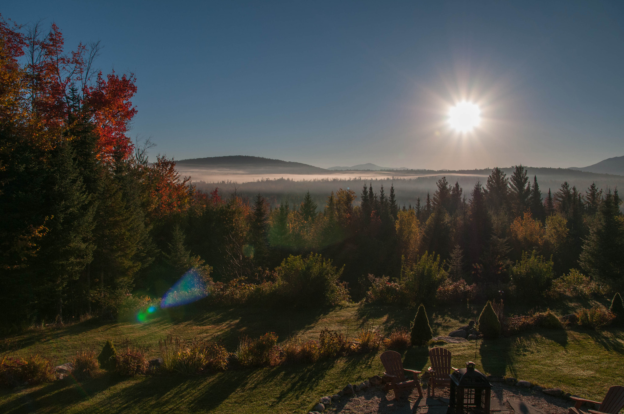 Nikon D300S + Sigma 18-250mm F3.5-6.3 DC OS HSM sample photo. Sunrise in new hampshire photography