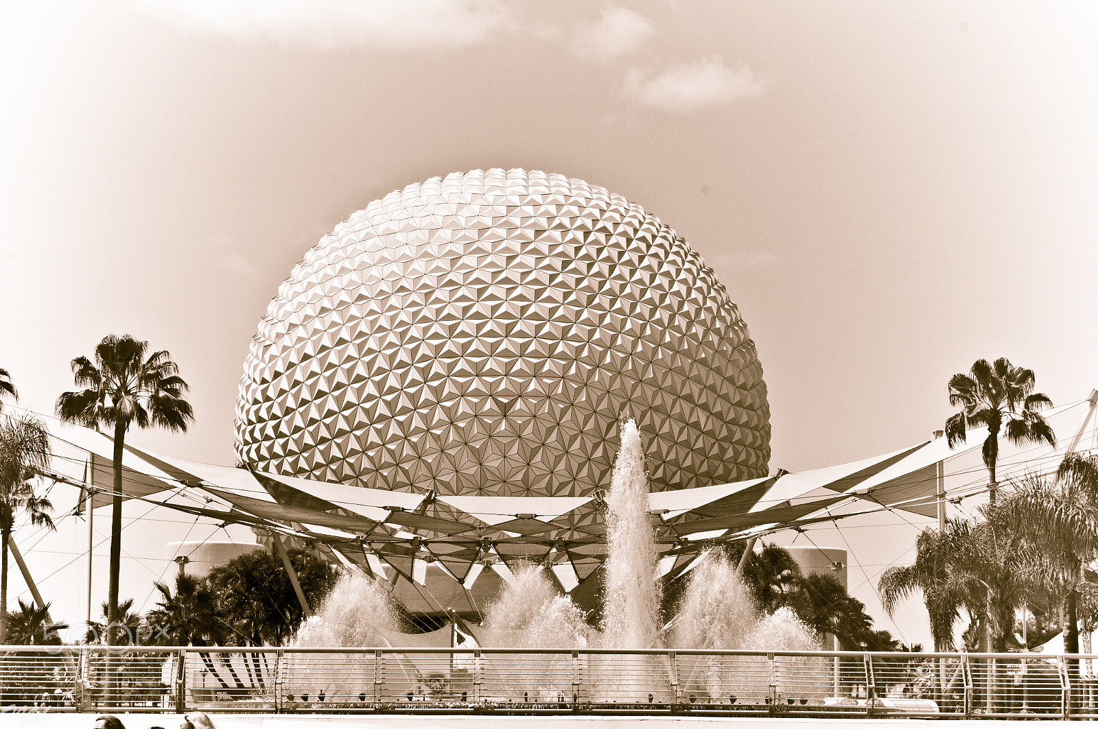 Nikon D300 sample photo. Disney world epcot city - florida, us photography