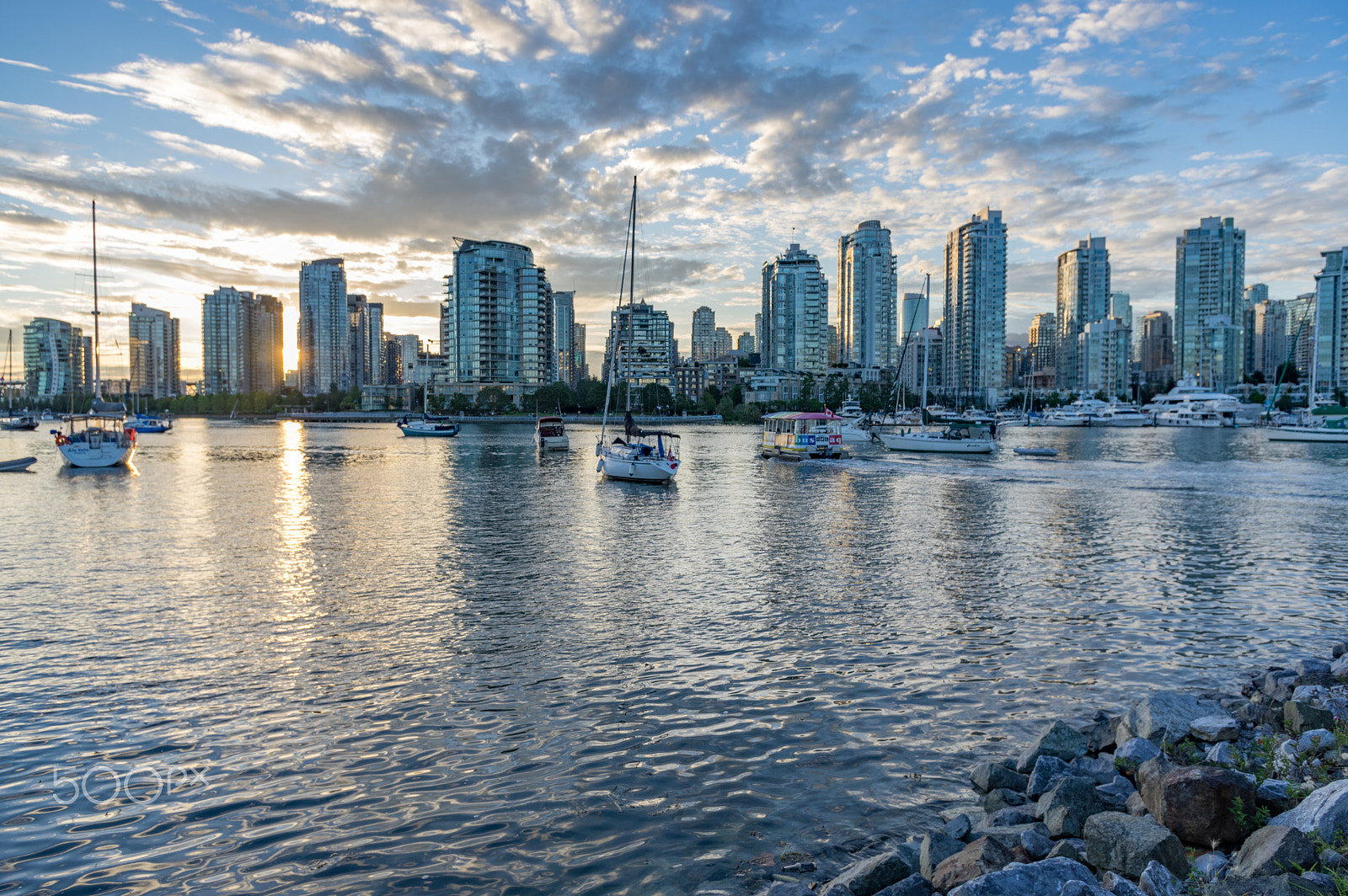 Pentax K-3 sample photo. Downtown vancouver at sunset photography