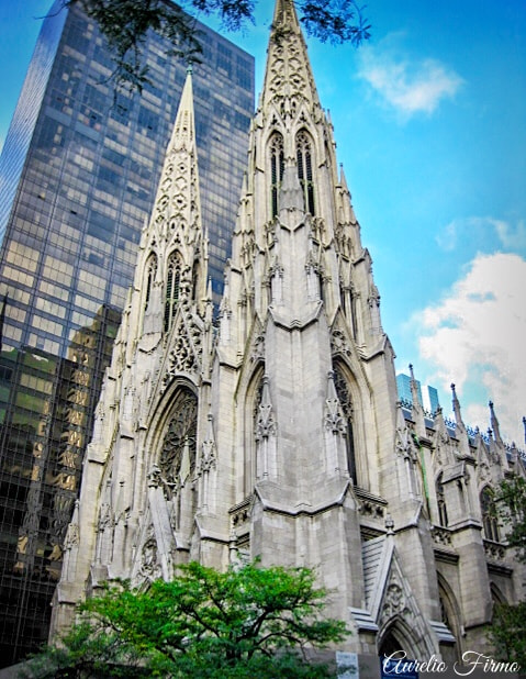 Canon PowerShot SD790 IS (Digital IXUS 90 IS / IXY Digital 95 IS) sample photo. St patrick's  cathedral manhattan  newyork photography