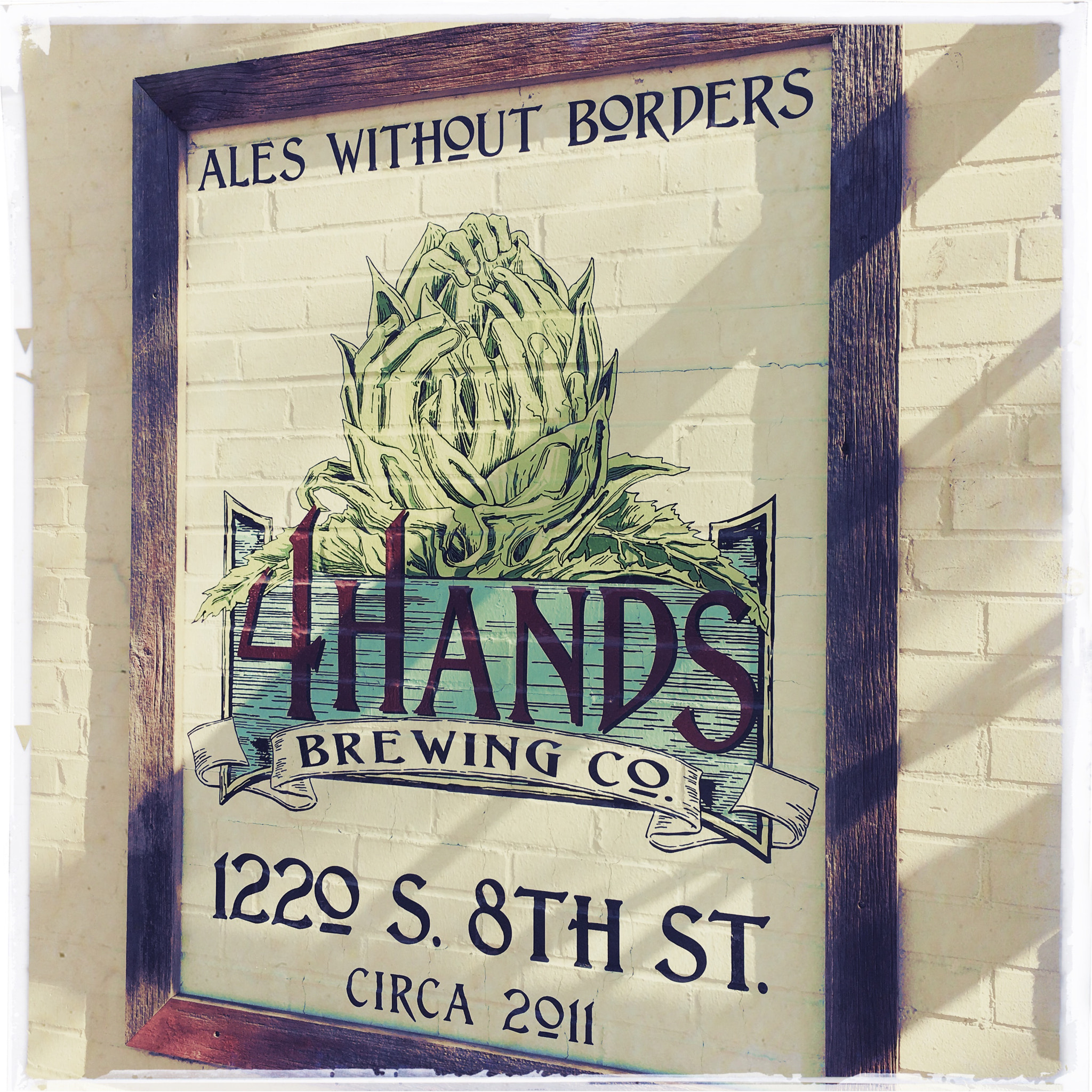 Hipstamatic 311 sample photo. 4hands brewery in st. louis, mo. photography