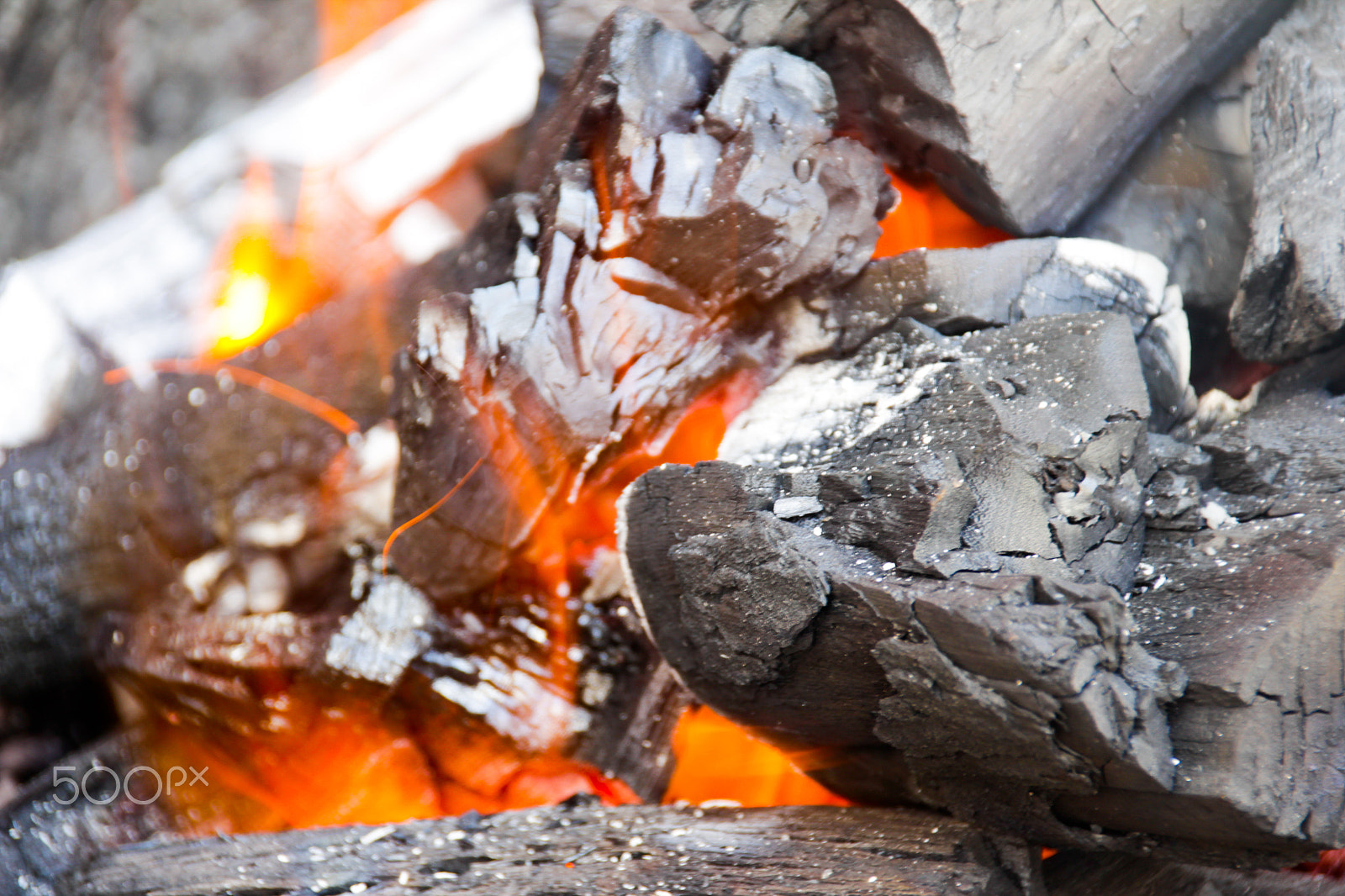Sigma 18-250mm F3.5-6.3 DC OS HSM sample photo. Wood charcoal and fire flames photography