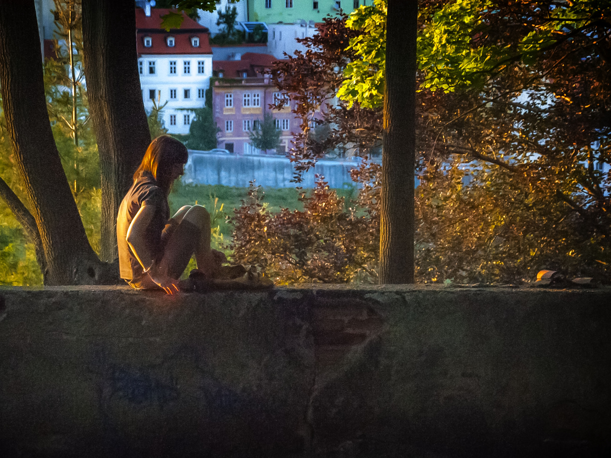 Nikon D3 sample photo. End of day prague photography