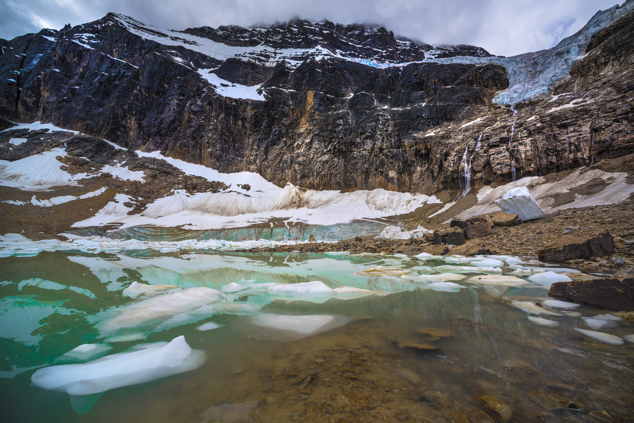 Nikon D810 + Nikon AF Nikkor 14mm F2.8D ED sample photo. Frozen land photography