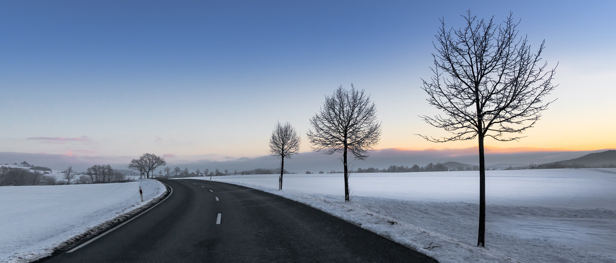 Sony a7R + Sigma 19mm F2.8 EX DN sample photo. Winterscape photography