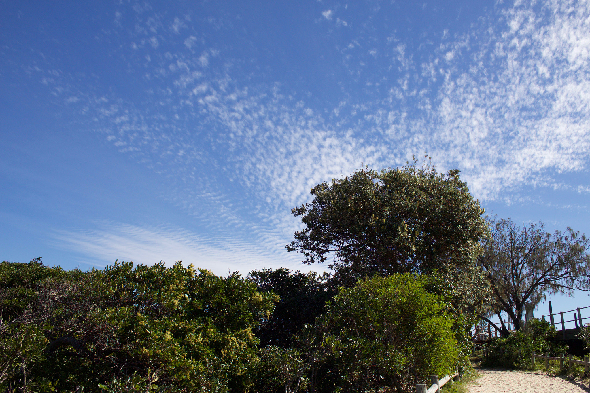 Canon EF-S 18-55mm F3.5-5.6 IS sample photo. Clouds over beach photography