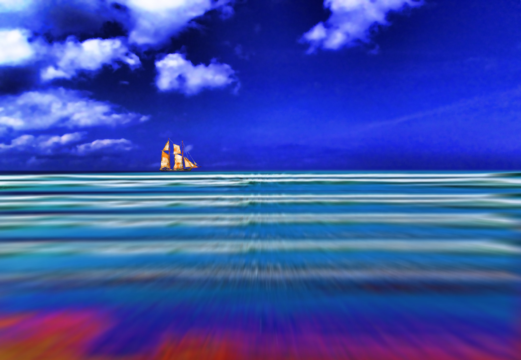 Olympus VR340,D750 sample photo. Sailing in java sea photography