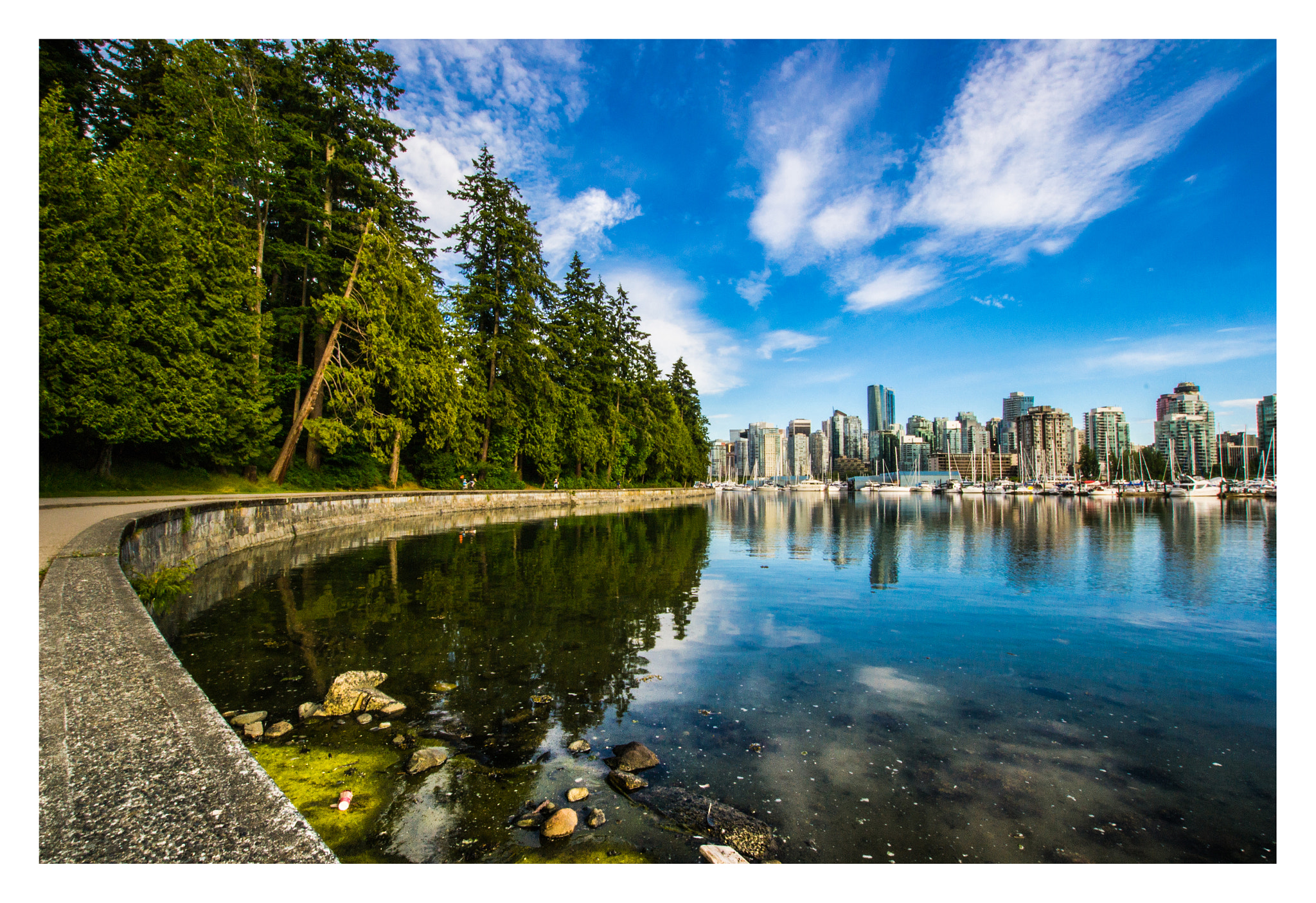 Nikon D3100 + Sigma 10-20mm F3.5 EX DC HSM sample photo. Seawall photography