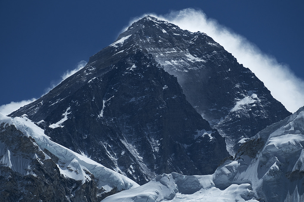 Fujifilm X-Pro1 + Fujifilm XC 50-230mm F4.5-6.7 OIS sample photo. Everest (8848m), nepal photography