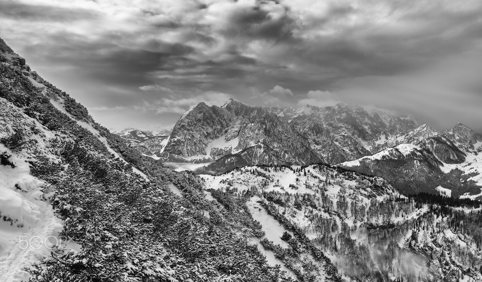 Nikon D5500 + Nikon AF Nikkor 24mm F2.8D sample photo. Wilder kaiser in winter photography