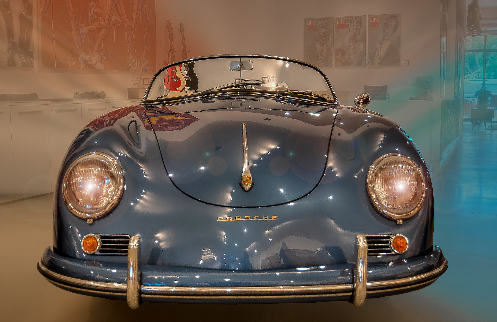 Nikon D600 sample photo. Blue porsche speedster photography
