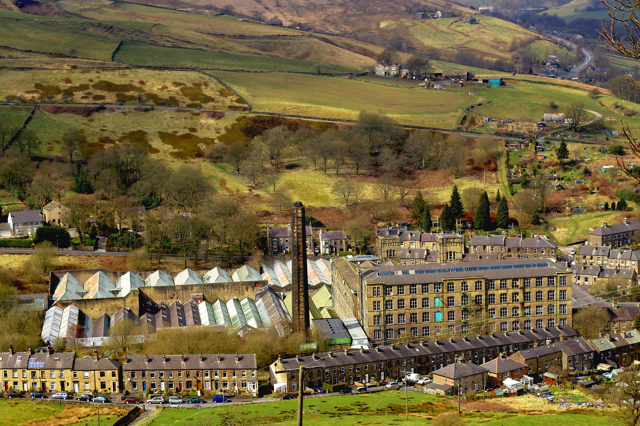 Canon EOS 100D (EOS Rebel SL1 / EOS Kiss X7) + Canon EF 50mm F1.8 II sample photo. Marsden mills and hills photography