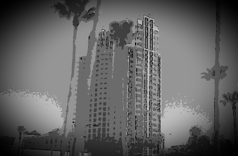 LG Y25 sample photo. Lonely tower photography