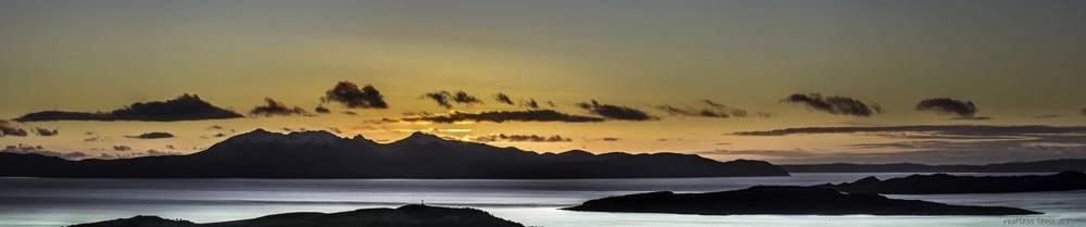 Nikon D7100 + AF Zoom-Nikkor 80-200mm f/2.8 ED sample photo. Clyde islands panorama - arran, cumbrae & bute photography