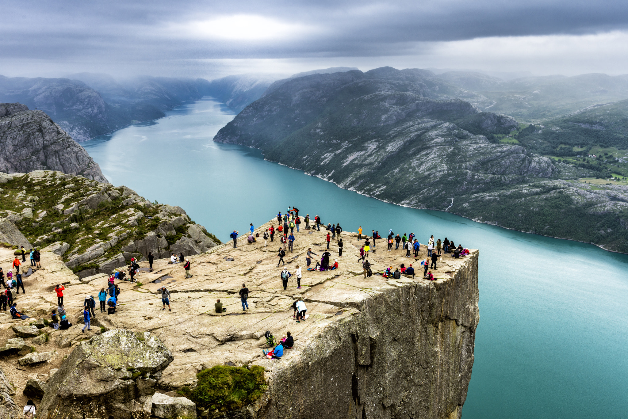 Nikon D600 + Nikon AF-S Nikkor 28mm F1.8G sample photo. Preikestolen photography