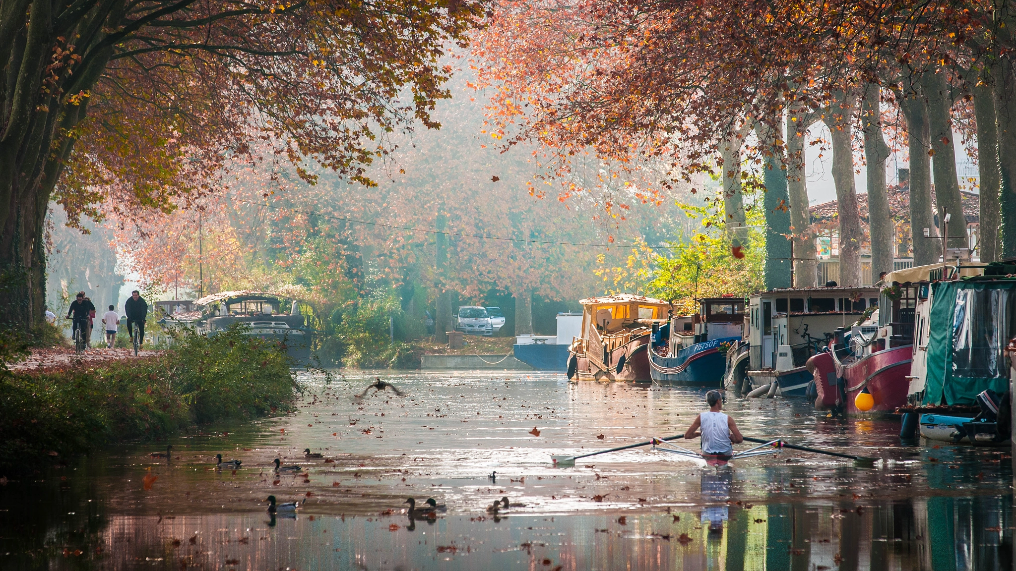 AF-S Zoom-Nikkor 80-200mm f/2.8D IF-ED sample photo. Canal du midi photography