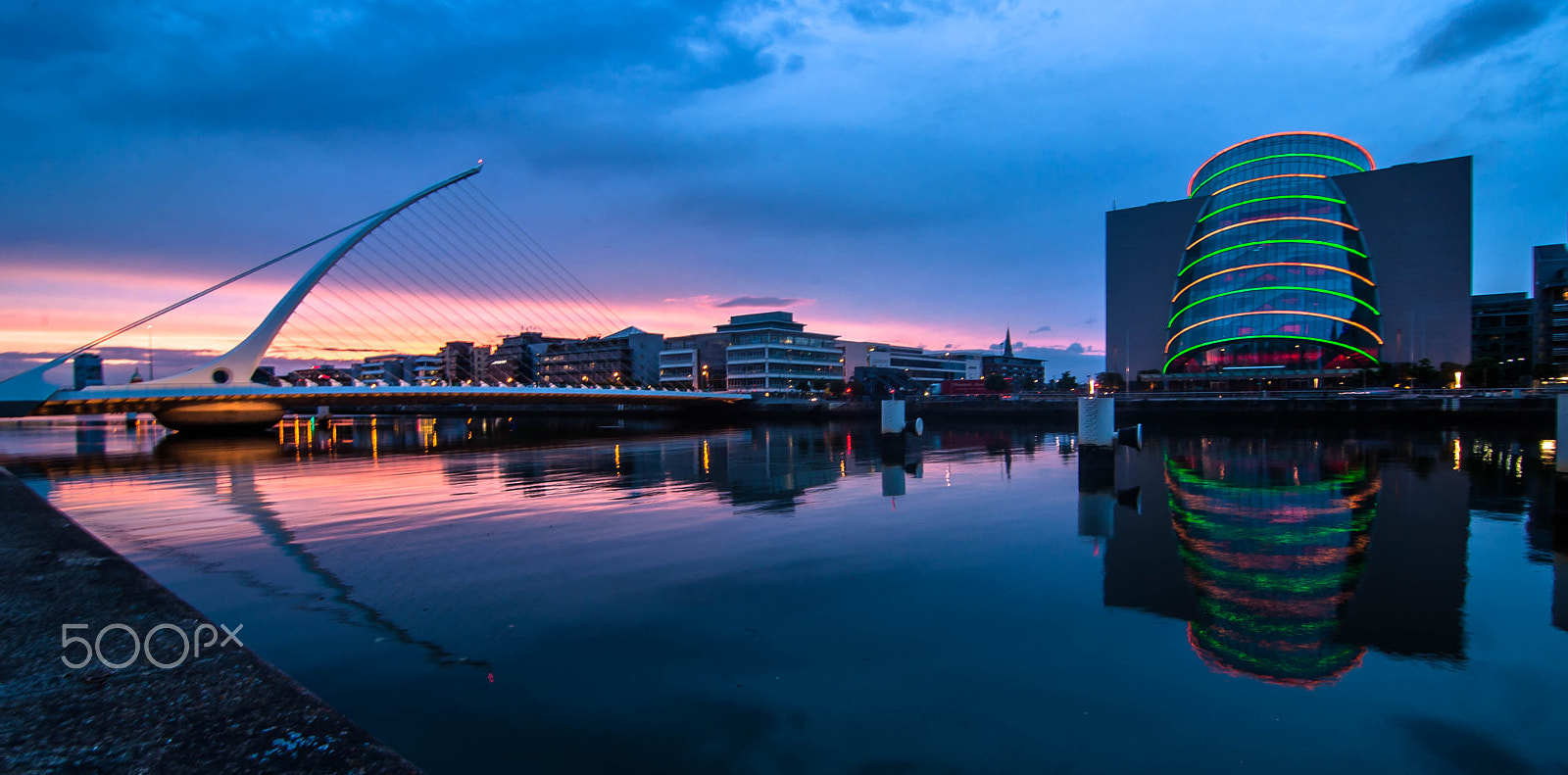 Canon EOS-1D Mark III + Tokina AT-X Pro 11-16mm F2.8 DX sample photo. Another dublin sunset photography