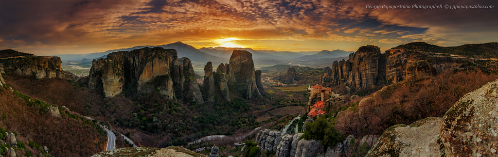 Meteora panorama by George Papapostolou on 500px.com