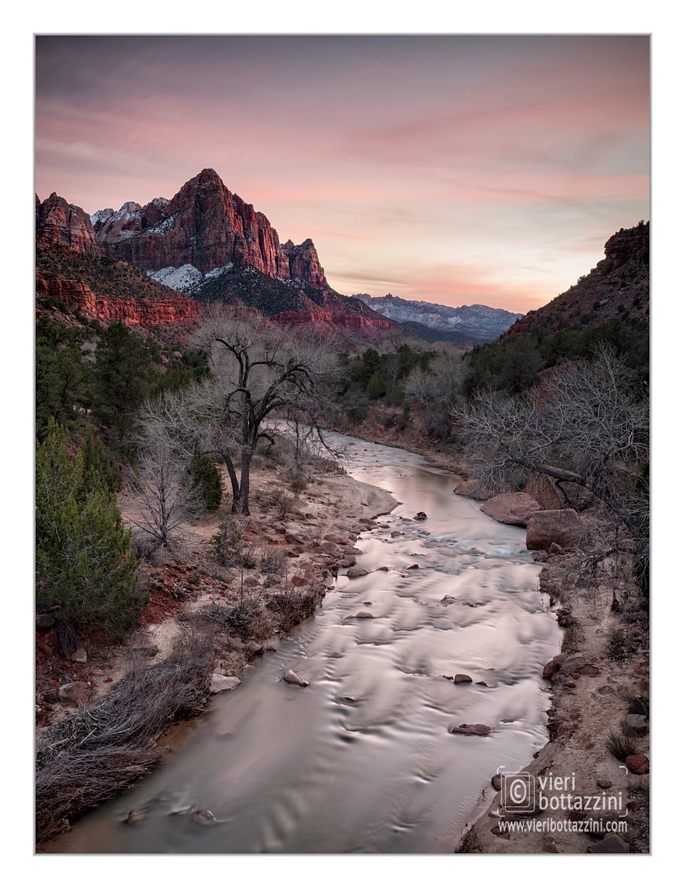 Pentax 645Z sample photo. Zion's watchman at sunset photography