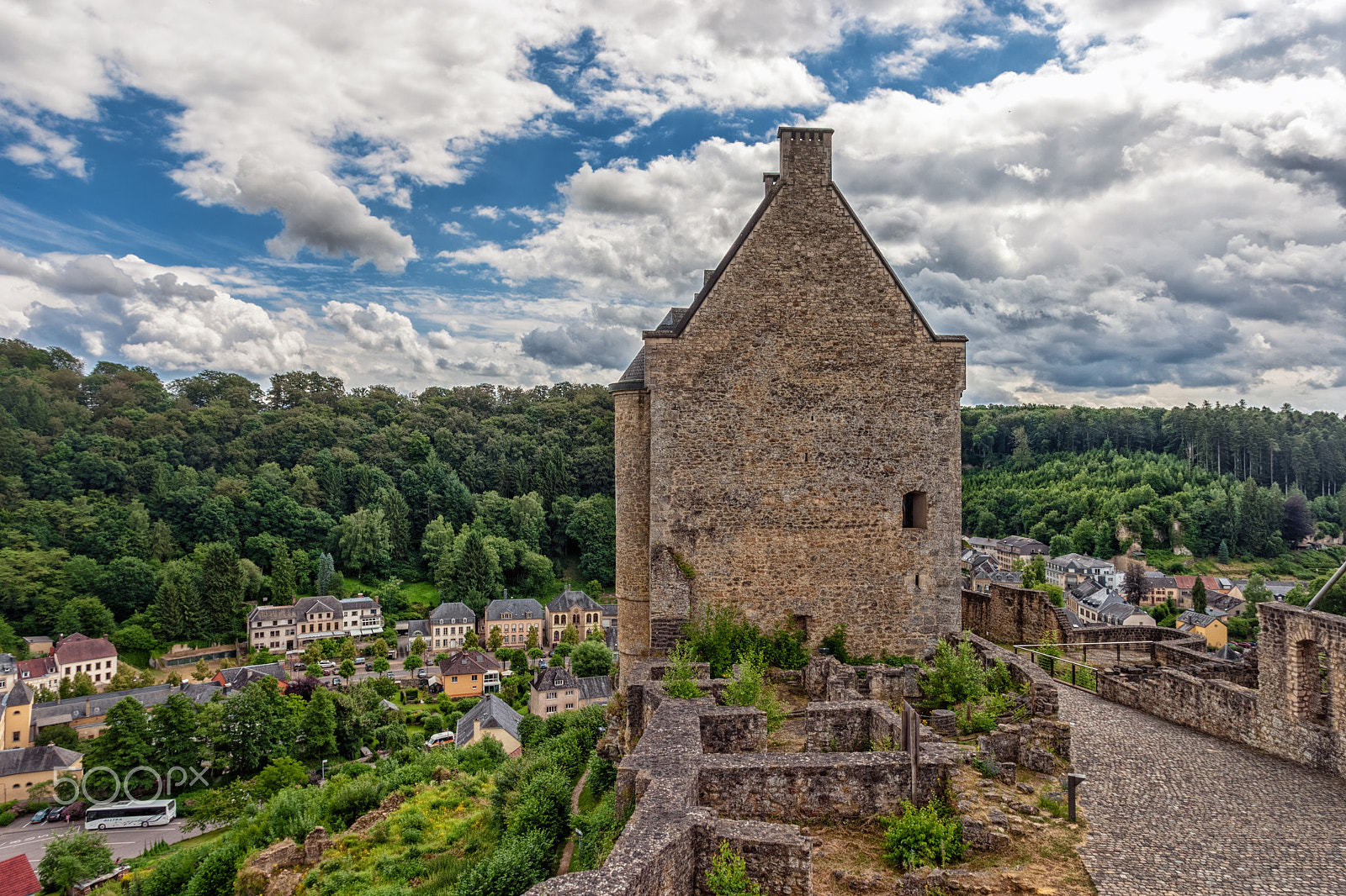 Canon EOS-1D Mark III sample photo. Larochette castle 3 photography